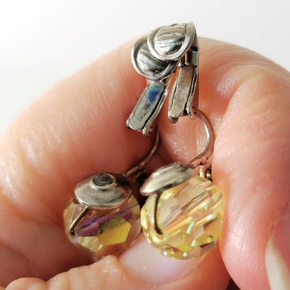 Inside clip earrings.